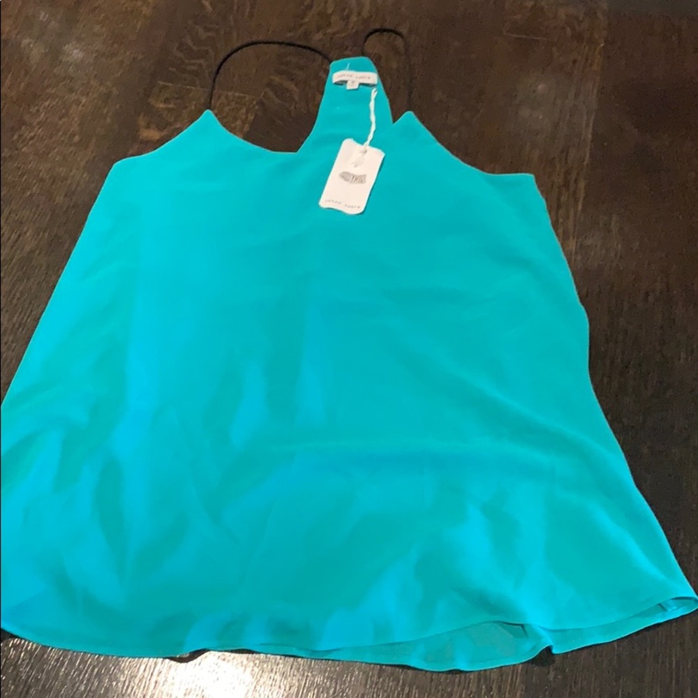 Thin strap flowy tank top